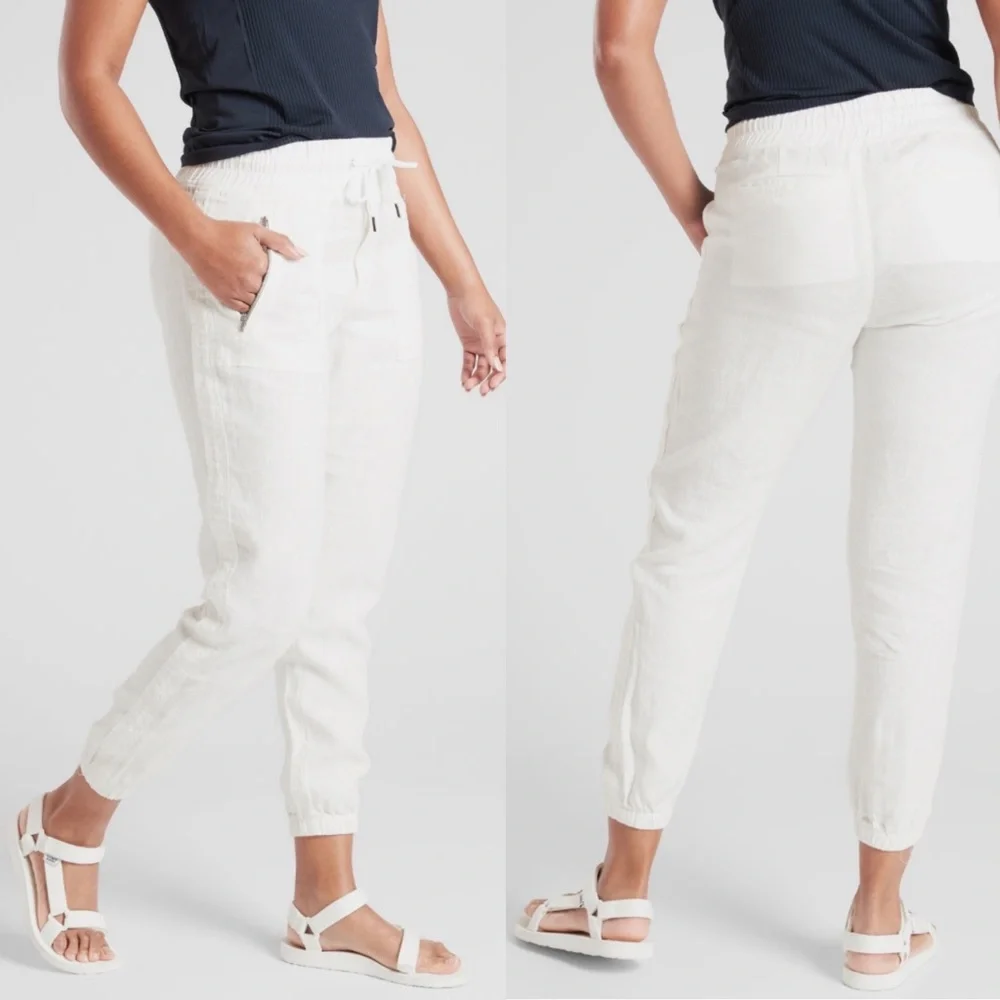Athleta | Cabo Linen Jogger - Picture 1 of 4